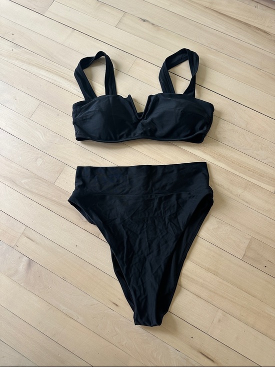 aerie Other - Black High-Waist Bikini Set